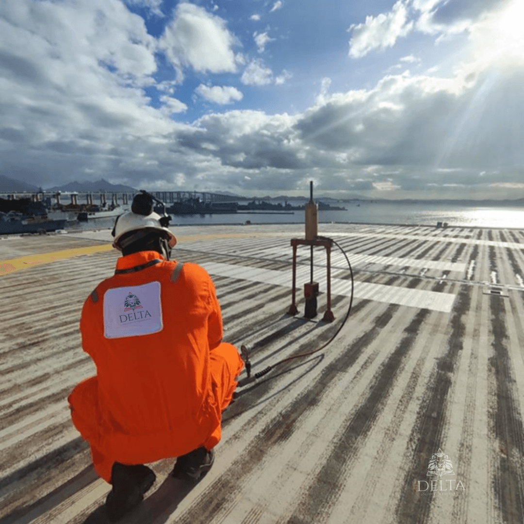 Teste de carga em olhais