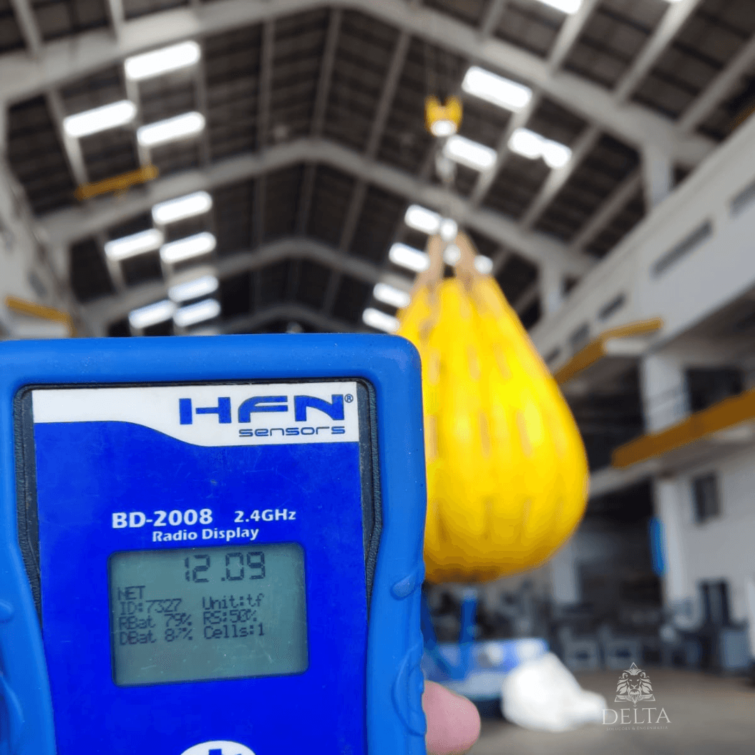 Teste de carga em baleeira